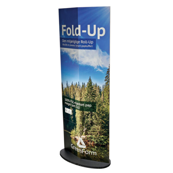 Fold-Up: An environmentally friendly and practical Roll-Up solution